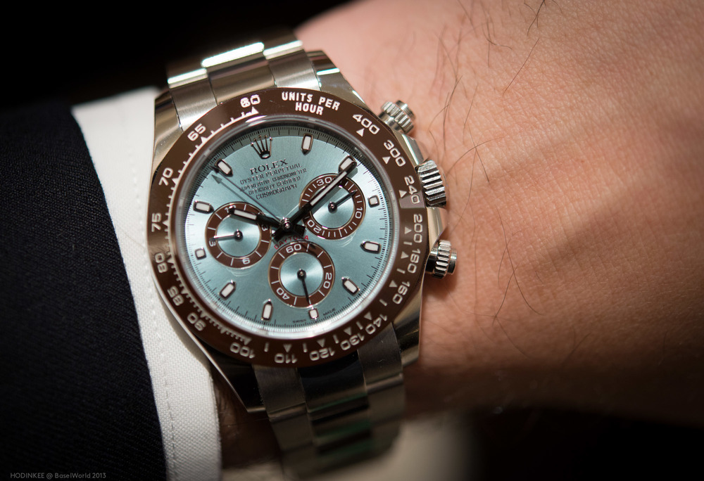 Cheap Rolex Cosmograph Daytona Copy Watches With Brown Bezels