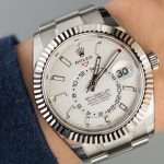 Classic Rolex Sky-Dweller Knockoff Watches Made From Oystersteel And White Gold